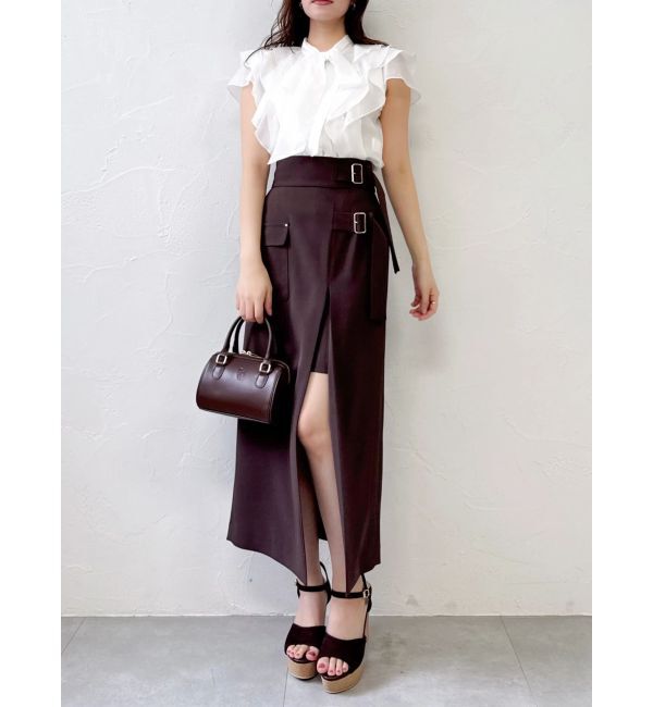 dazzlin「スリットラップタイトスカート」|スカート|