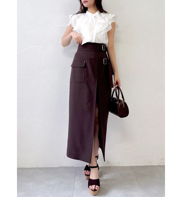 dazzlin「スリットラップタイトスカート」|スカート|