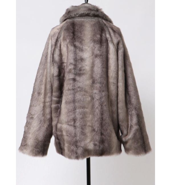 EMODA「ミディフェイクファーコート」|ダウン|