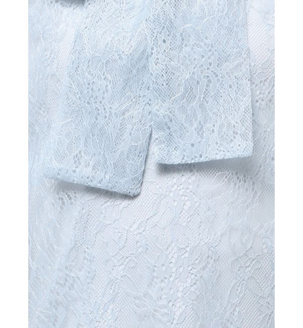 MERCURYDUO「2WAYバックリボンレースブラウス」|シャツ・ブラウス|