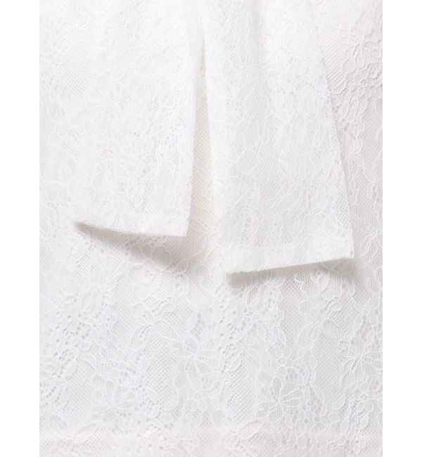 MERCURYDUO「2WAYバックリボンレースブラウス」|シャツ・ブラウス|