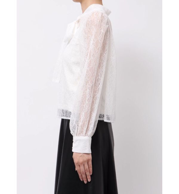 MERCURYDUO「2WAYバックリボンレースブラウス」|シャツ・ブラウス|