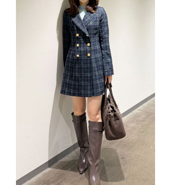 MERCURYDUO「【追加生産】2WAYフィット&フレアジャケットワンピース」|ワンピース|