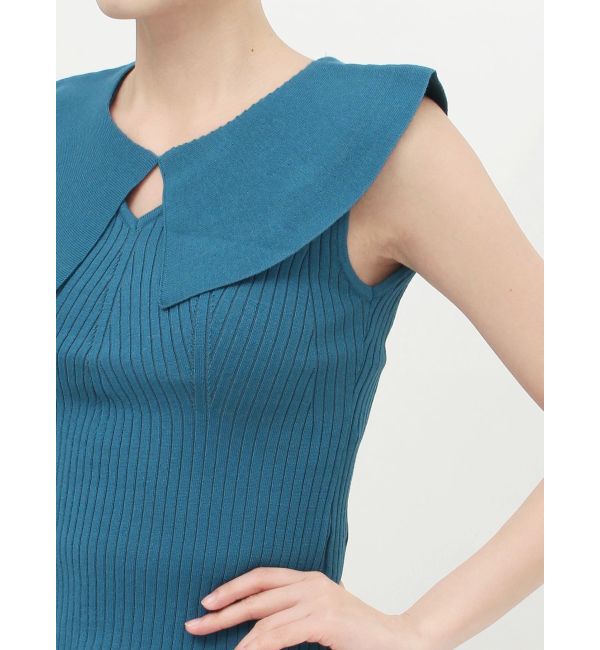 MURUA「付け衿2WAYリブニット」|ニット・セーター|