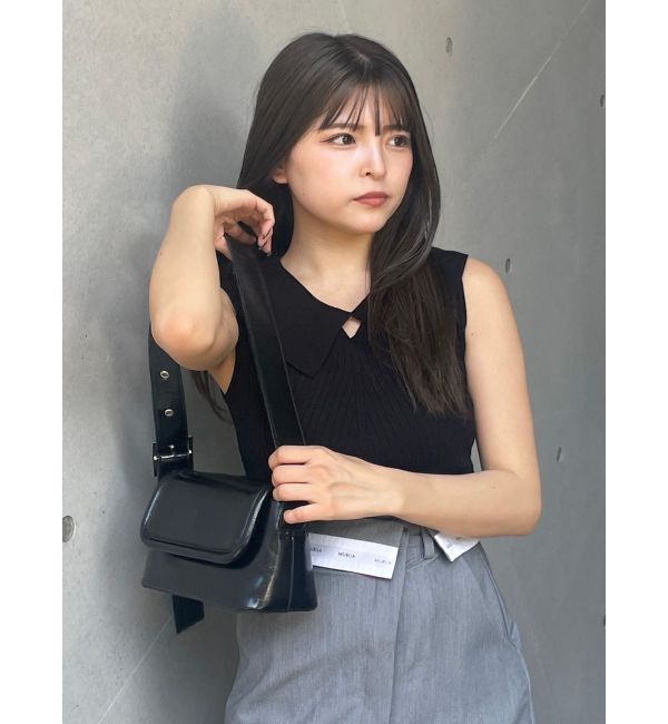 MURUA「付け衿2WAYリブニット」|ニット・セーター|