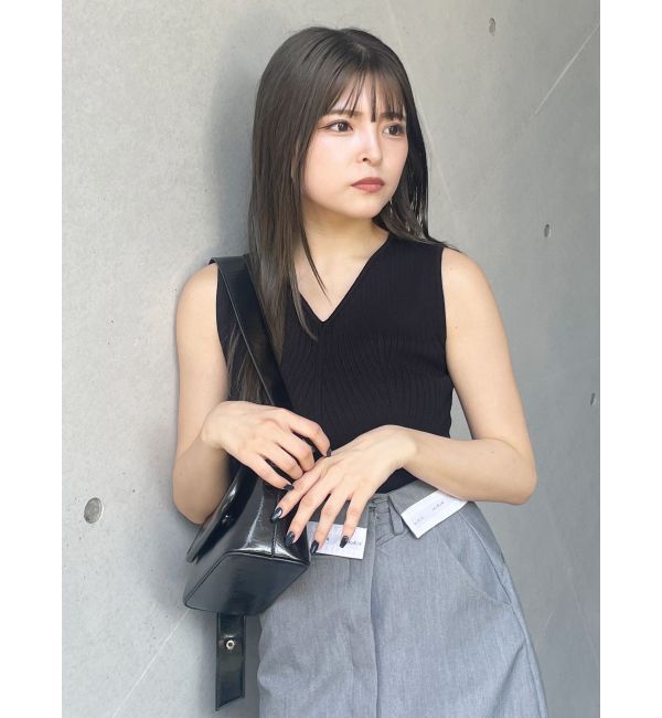 MURUA「付け衿2WAYリブニット」|ニット・セーター|