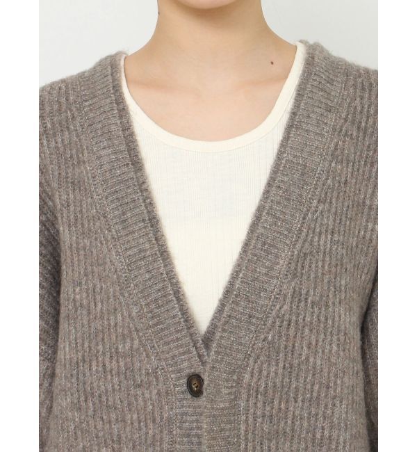 Ungrid「ミドル丈ニットカーデ」|カーディガン|