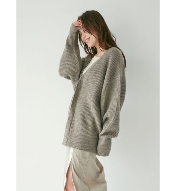 Ungrid「ミドル丈ニットカーデ」|カーディガン|