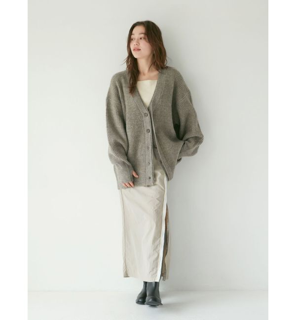 Ungrid「ミドル丈ニットカーデ」|カーディガン|