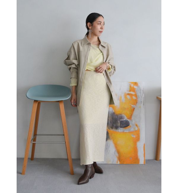 Ungrid「ニットアイラインスカート」|スカート|