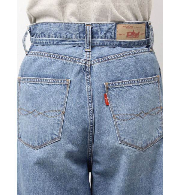 Ungrid「ウエストベルトデザインデニム」|デニム|