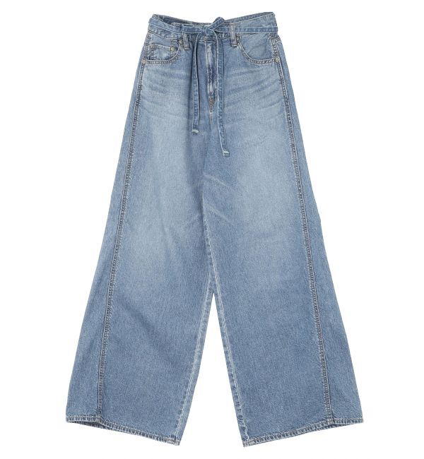 Ungrid「ウエストベルトデザインデニム」|デニム|