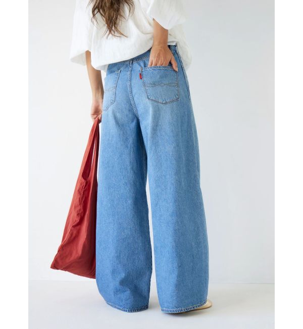 Ungrid「ウエストベルトデザインデニム」|デニム|