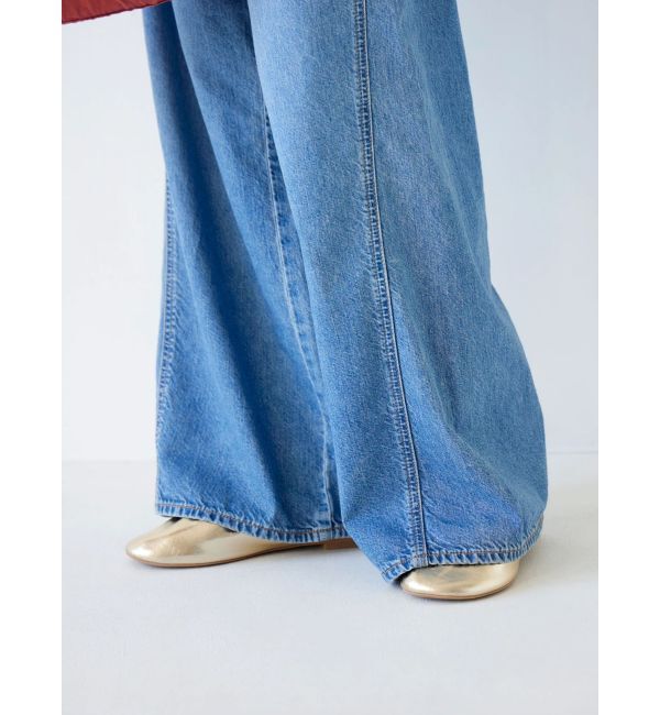 Ungrid「ウエストベルトデザインデニム」|デニム|