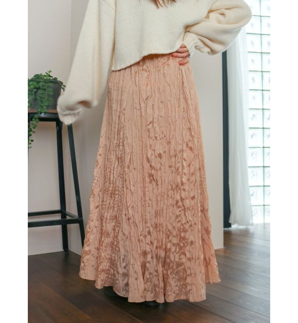 Ungrid「クリンクルボリュームスカート」|スカート|