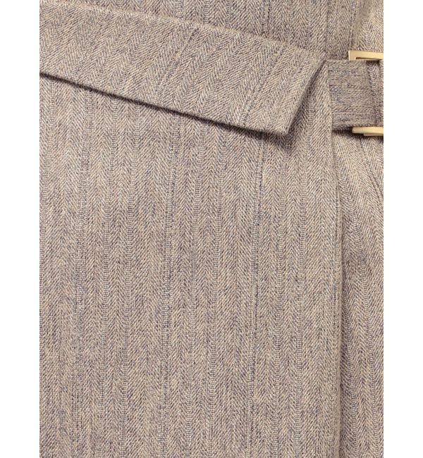 LAGUNAMOON「ウエストラペルツイードマーメイドスカート」|スカート|