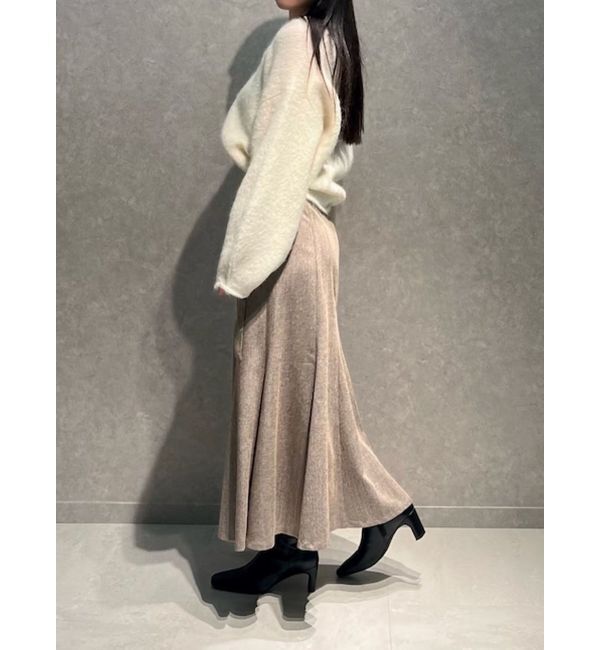 LAGUNAMOON「ウエストラペルツイードマーメイドスカート」|スカート|