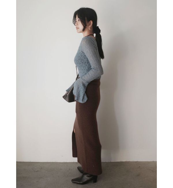 LAGUNAMOON「2WAYストレッチレーストップス」|Tシャツ・カットソー|