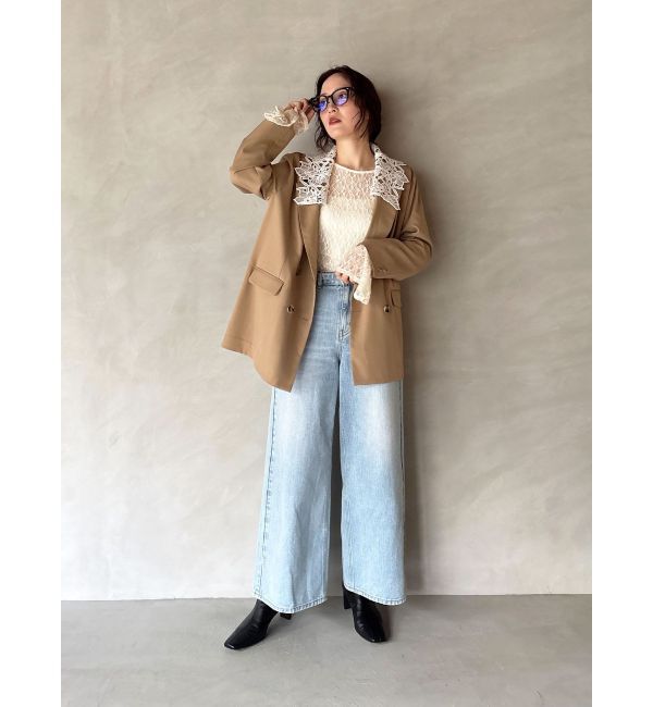 LAGUNAMOON「2WAYストレッチレーストップス」|Tシャツ・カットソー|