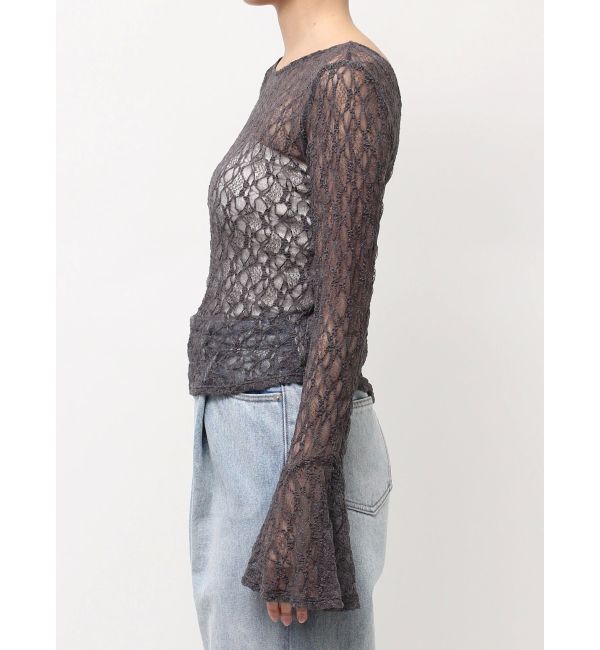 LAGUNAMOON「2WAYストレッチレーストップス」|Tシャツ・カットソー|