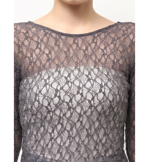 LAGUNAMOON「2WAYストレッチレーストップス」|Tシャツ・カットソー|