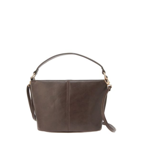 LAGUNAMOON「フェイクオイルレザー2WAYバッグ」|ハンドバッグ|