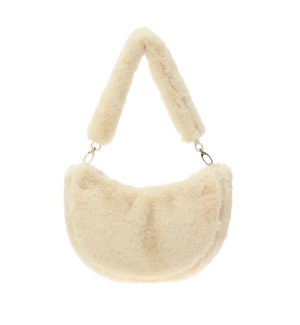 LAGUNAMOON「ハーフムーンファーバッグ」|ショルダー・メッセンジャー|