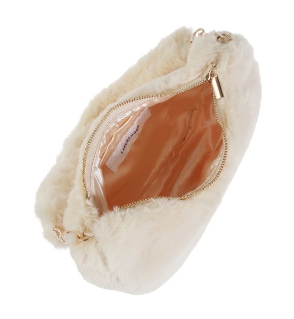 LAGUNAMOON「ハーフムーンファーバッグ」|ショルダー・メッセンジャー|