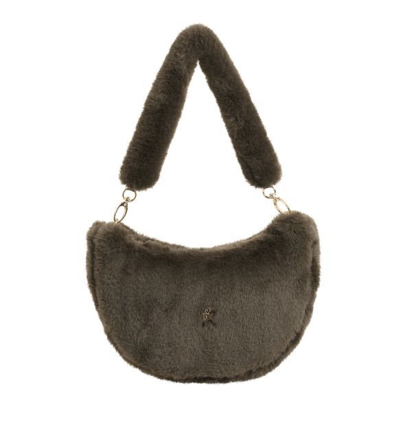 LAGUNAMOON「ハーフムーンファーバッグ」|ショルダー・メッセンジャー|