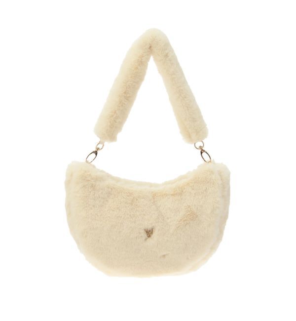 LAGUNAMOON「ハーフムーンファーバッグ」|ショルダー・メッセンジャー|