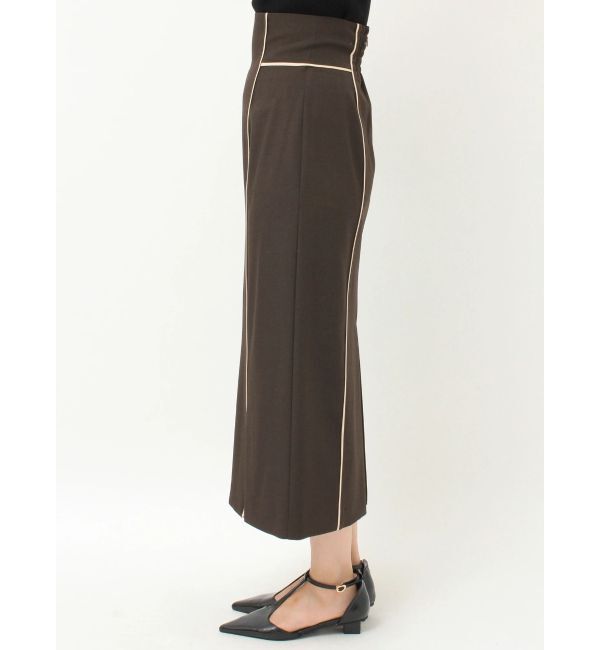 LAGUNAMOON「バイカラーパイピングスカート」|スカート|