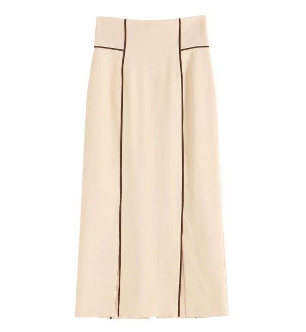 LAGUNAMOON「バイカラーパイピングスカート」|スカート|