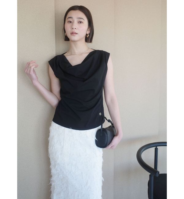 LAGUNAMOON「カットジャガードナロースカート」|スカート|