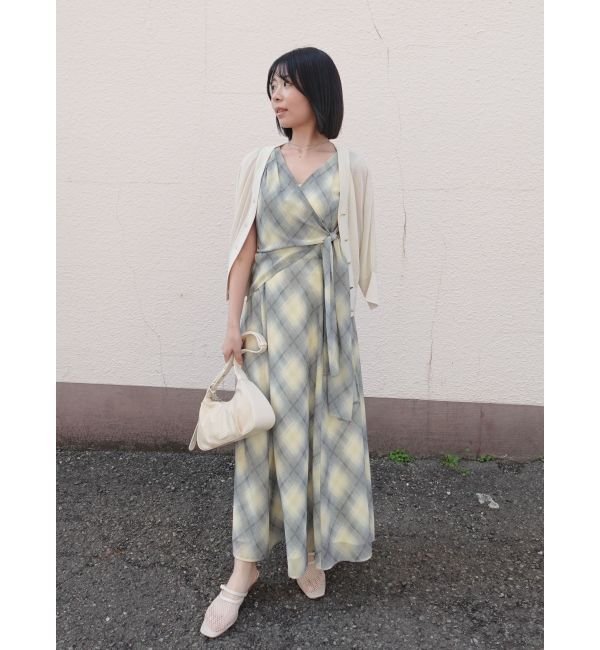 LAGUNAMOON「2WAYラメシアーニットカーディガン」|カーディガン|