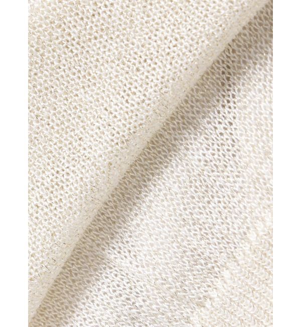 LAGUNAMOON「2WAYラメシアーニットカーディガン」|カーディガン|