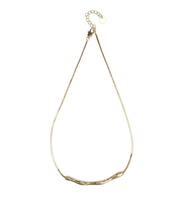 LAGUNAMOON「ソフトラインバーネックレス」|ネックレス|ゴールド