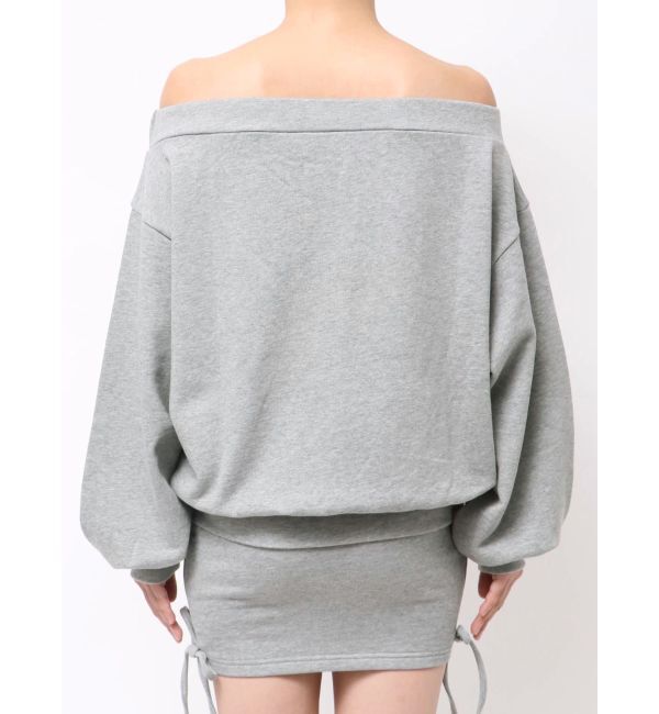 EVRIS「ジップアップオフショルトップス【セットアップ着用可能】」|パーカー|