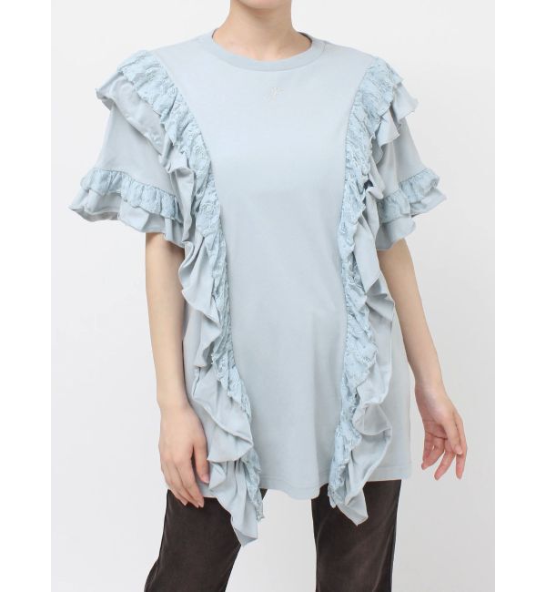 jouetie「フリルドッキングルーズTシャツ」|Tシャツ・カットソー|