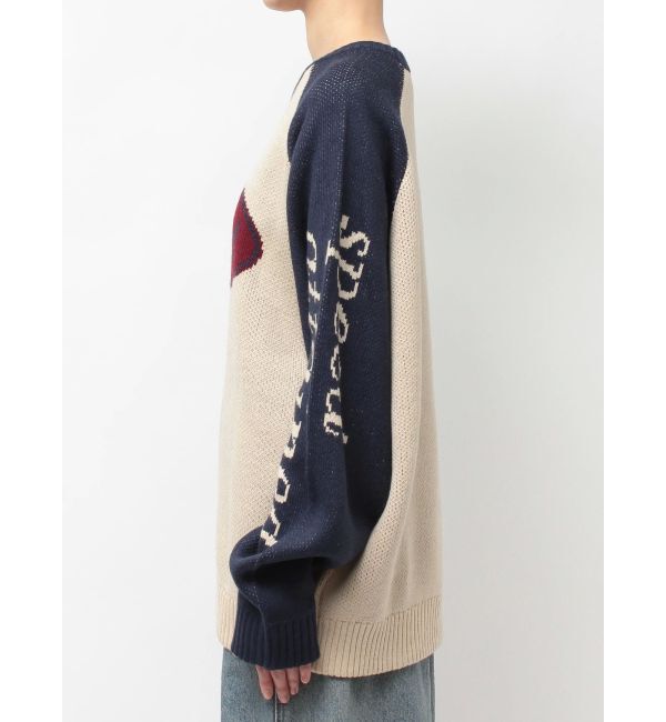 jouetie「ラグランロゴルーズニット」|ニット・セーター|