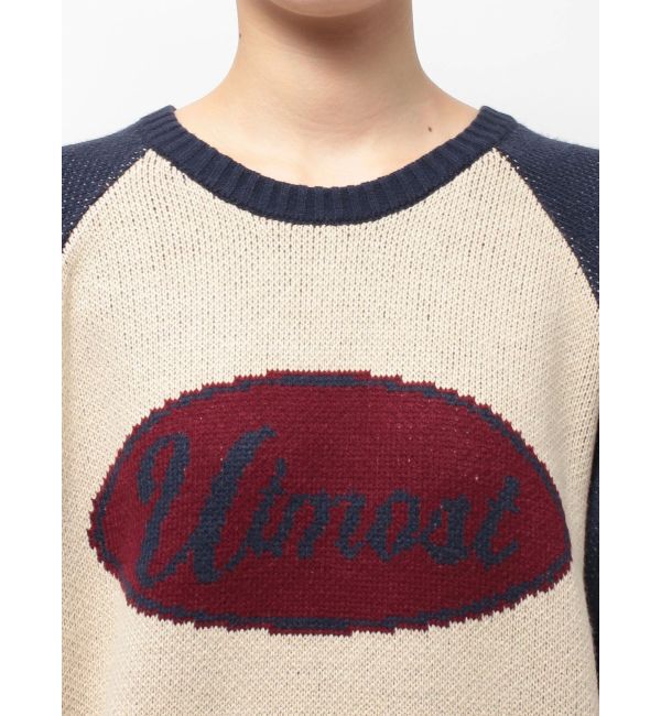 jouetie「ラグランロゴルーズニット」|ニット・セーター|