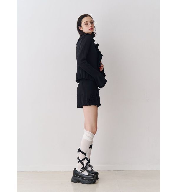 jouetie「ラッフルフリルコサージュニット」|ニット・セーター|