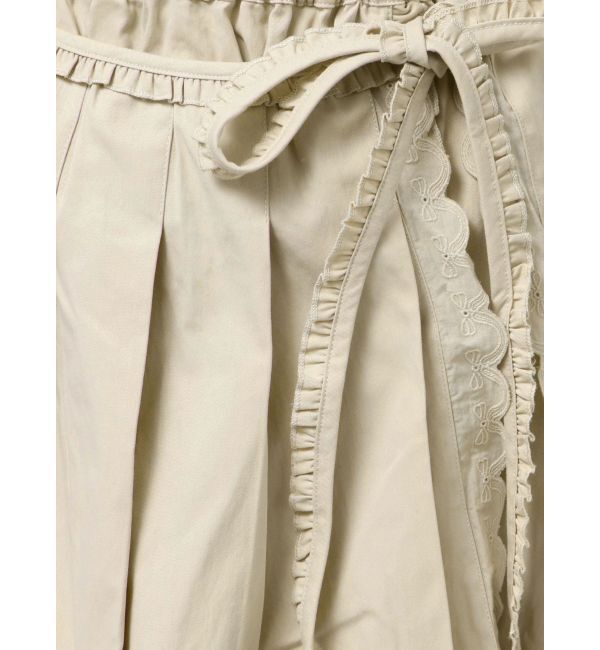 merry jenny「pleats apron layered skirt」|スカート|
