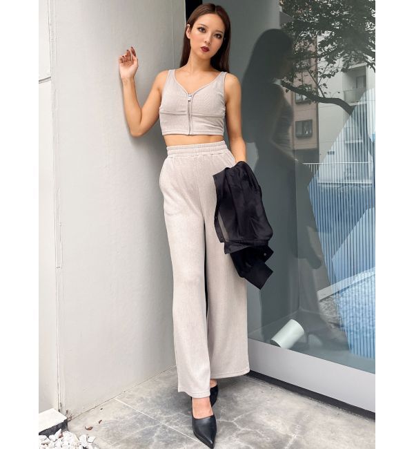 GYDA「リップルプリーツGGスライダービスチェ【SETUP着用可】」|その他|