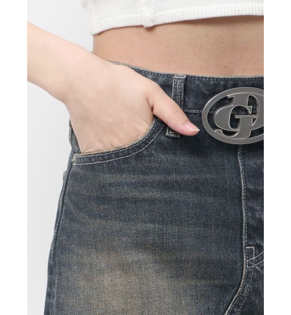 GYDA「GD MOLDスカートライクデニムショートパンツ」|スカート|