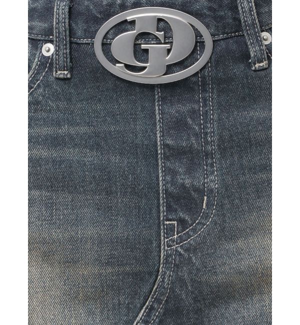 GYDA「GD MOLDスカートライクデニムショートパンツ」|スカート|