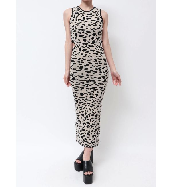 GYDA「SIDE OPENロングニットワンピース」|ワンピース|ミックス