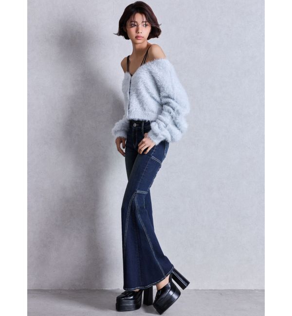 GYDA「GGアンクルストラップチャンキーヒールパンプス」|パンプス|