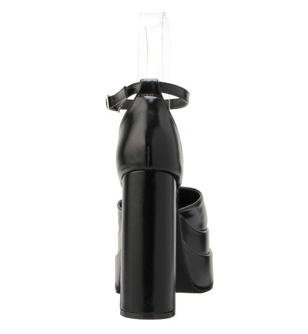 GYDA「GGアンクルストラップチャンキーヒールパンプス」|パンプス|