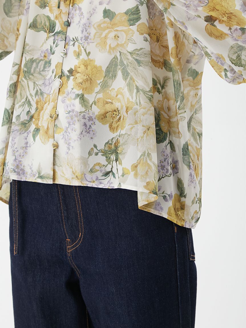 Mila Owen「フラワープリントブラウス」|シャツ・ブラウス|