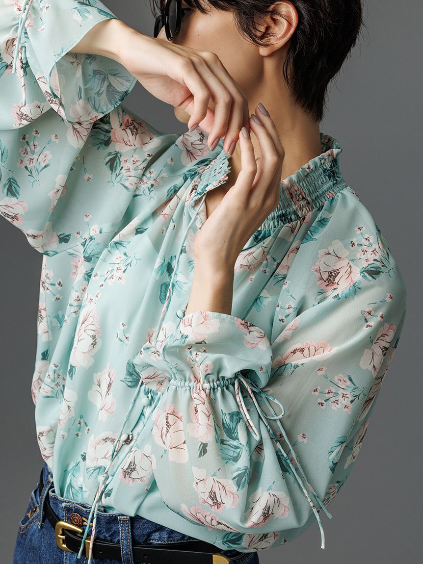 Mila Owen「フラワープリントブラウス」|シャツ・ブラウス|MNT